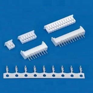 Davitu Connectors - 10 Set DIY 1.25 mm Pitch JST Connector 2 3 4 5 6 7 8 9 10 11 12 Pin Vertical Wafer Male Pin + Housing + Terminal Wire to Board - (Color: 4 Pin)