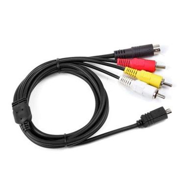 AV A/V TV Video Cable Cord Lead for Sony DCR-DVD105/e DCR-DVD103/e/v Camcorder