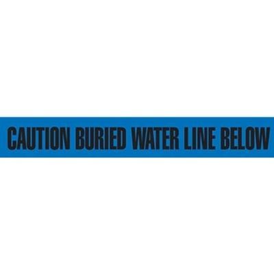 GHS Safety UT3301, PrimeGuard Tape: "Buried Water Line Below", Pack of 12 Roll