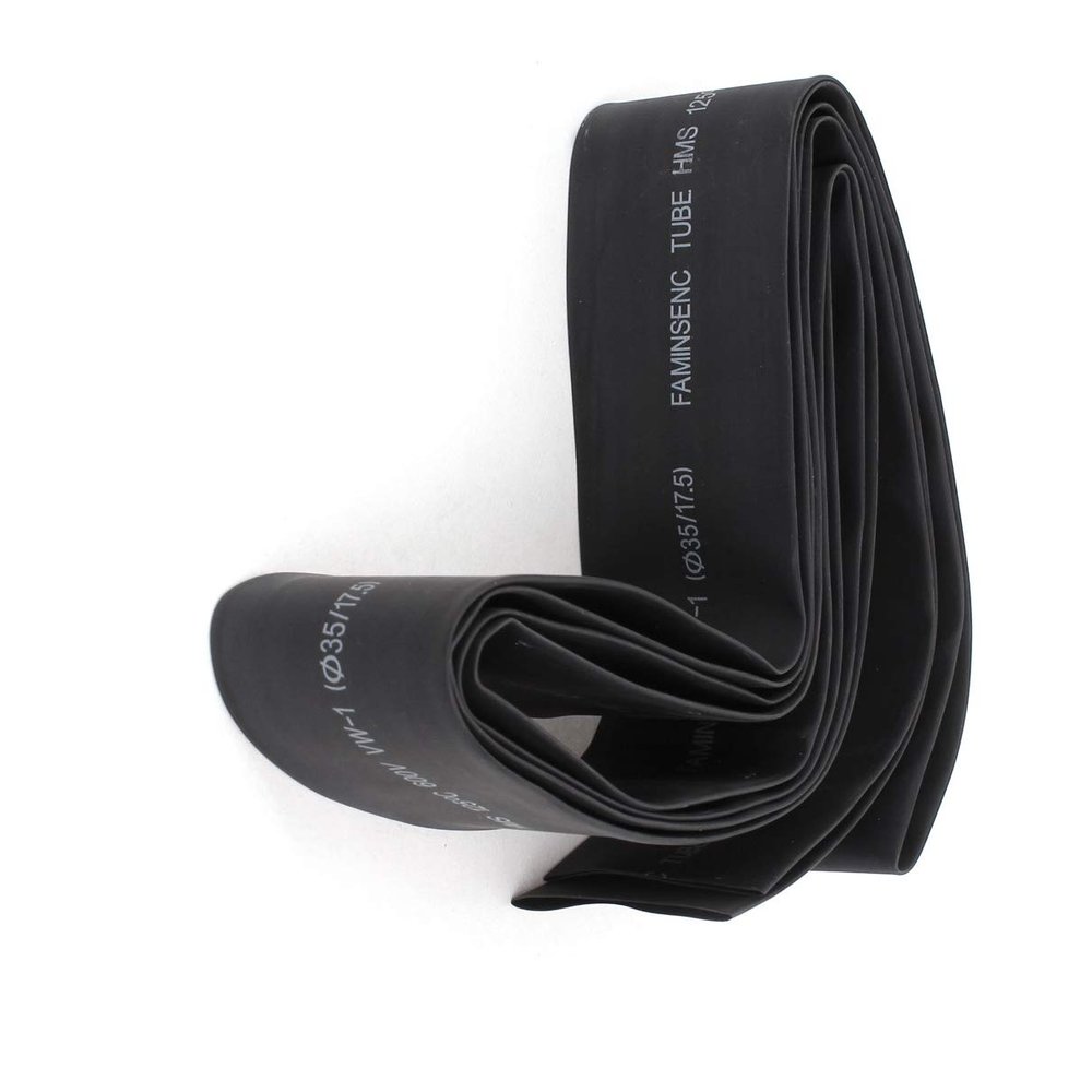 Aexit 600V 125C Tube Fittings 35mm Insulated 2:1 Heat Shrink Tube Shrinkable Microbore Tubing Connectors Hose 3Meter