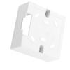Aexit 86mmx86mmx34mm White Distribution Plastic Mount Back Box for Wall Plates & Connectors Wall Socket view 1