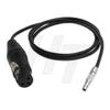 HangTon XLR Line Level Audio Cable for Microphone ARRI Alexa Mini/RED V-Raptor/Z CAM E2 Camera Shure Mixer, 3-pin XLR to 00B 5 Pin (1 m, Straight 5-pin) view 1