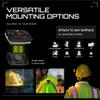 Guardian Angel Elite Series Safety Light (White Front & Green/Yellow Rear) - Rechargeable, Magnetic, Wearable & Mountable LED Flashlight for Construction, Roadside, Towing, Security & Industrial PPE view 3