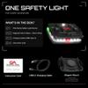 Guardian Angel Elite Series Safety Light (White Front & Green/Yellow Rear) - Rechargeable, Magnetic, Wearable & Mountable LED Flashlight for Construction, Roadside, Towing, Security & Industrial PPE view 4