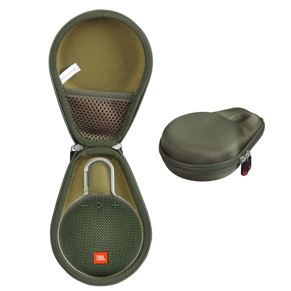 Hermitshell Travel Case Fits JBL Clip 3 Portable Waterproof Wireless Bluetooth Speaker (Forest Green)