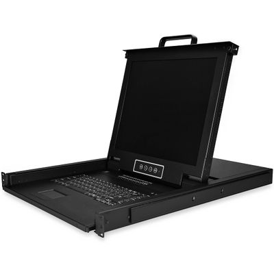 16-Port Rackmount KVM Console with 17" Display