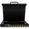 StarTech.com 8 Port Rackmount KVM Console w/ 6ft Cables - Integrated KVM Switch w/ 17" LCD Monitor - Fully Featured 1U LCD KVM Drawer- OSD KVM - Durable 50,000 MTBF - USB + VGA Support (RKCONS1708K) view 3