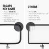 Elgato Key Light - Professional 2800 lumens Studio Light with Desk clamp for Streaming, Recording and Video Conferencing, Temperature and Brightness app-Adjustable on Mac, PC, iOS, Android view 3