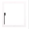 for iPad 3 Screen Replacement-SRJTEK Touch Screen for iPad 3 3rd Gen A1416 A1403 A1430 Digitizer Glass Sensor Assembly Repair Parts Kits,Include Home Button,Adhesive,Tempered Glass White view 2