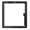 for iPad 3 Screen Replacement-SRJTEK Touch Screen for iPad 3 3rd Gen A1416 A1403 A1430 Digitizer Glass Sensor Assembly Repair Parts Kits,Include Home Button,Adhesive,Tempered Glass White view 3