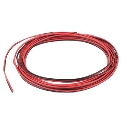 Aexit 5M 26AWG Audio & Video Accessories 0.15mm2 Red Black Dual Core Cable Wire for Connectors & Adapters Speaker