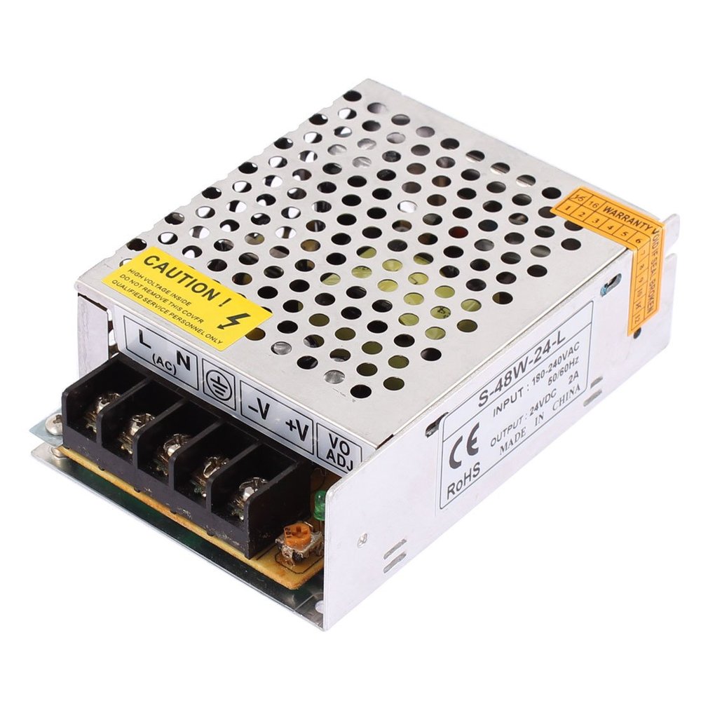 Aexit AC 180-240V Power Protection DC 24V 2A LED Light Switching Power Uninterrupted Power Supply (UPS) Supply Driver