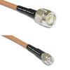 1 Foot RG142 TNC Male to RP-SMA Male RF Coaxial Cable view 1