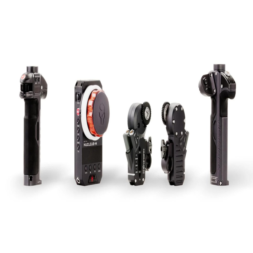 Tilta Nucleus-M Wireless FIZ Lens Control System | Dual Hand Grips | FIZ Hand Unit | Two Motors | 1000ft Range | Run Stop Support | 0.8M Gear Compatibility | WLC-T03