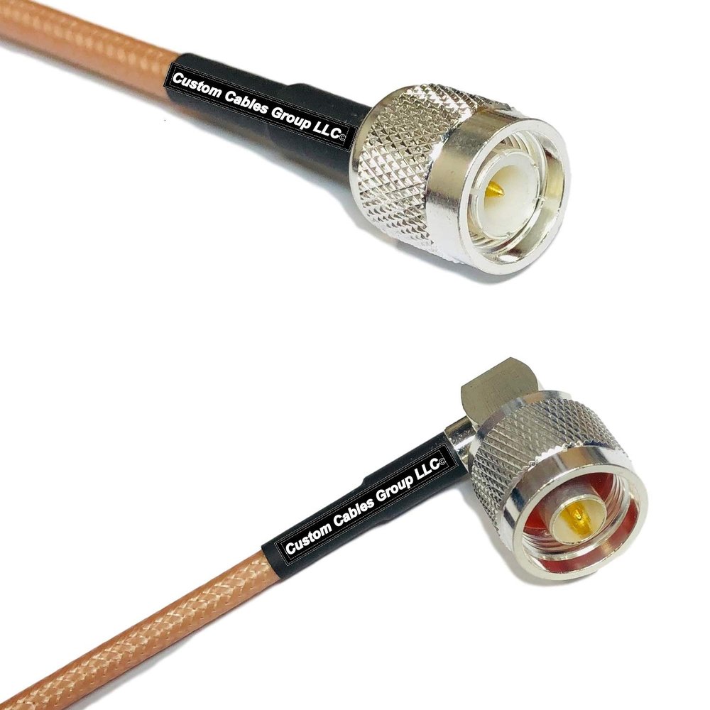 10 feet RG142 TNC Male to N Male Angle RF Coaxial Cable