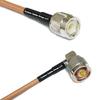 10 feet RG142 TNC Male to N Male Angle RF Coaxial Cable view 1