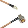 1 Foot RG142 RP-SMA Female to N Male Angle RF Coaxial Cable view 1
