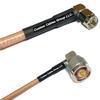 10 feet RG142 SMA Male Angle to N Male Angle RF Coaxial Cable
