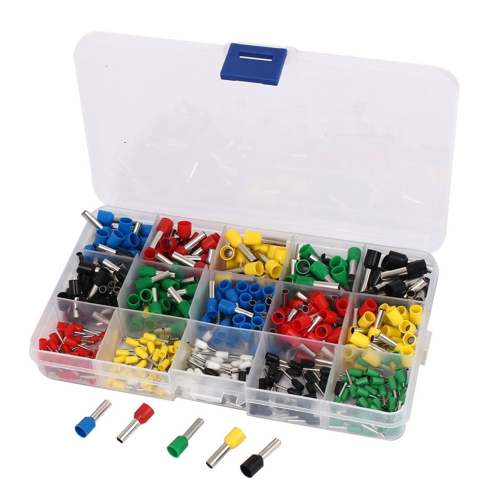 Aexit Auto Marine Cord Management Wire Cable Pre-Insulated Connector Terminal Cable Raceways Kit 450pcs