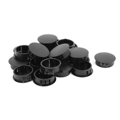 Aexit SKT-30 Plastic Cord Management 30mm Dia Snap in Type Locking Hole Connectors Button Cable Raceways Cover 20pcs