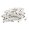 Aexit 50Pcs BN5 Audio & Video Accessories Uninsulated Butt Connectors Terminal for 12-10 Connectors & Adapters A.W.G Wire view 1