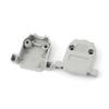 Aexit Plastic DB15 Cord Management D-SUB Female Connector Hood Cover Case Shell Cable Raceways 3pcs Gray view 3