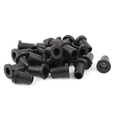 Aexit 25 Pcs Wiring & Connecting 14mm x 6mm Strain Relief Cord Boot Protector Cable Heat-Shrink Tubing Sleeve Hose