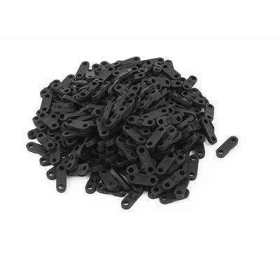 Aexit 300 Pcs Audio & Video Accessories Cable Clamp Saddle Wire Tie Mount Screw Fixed Connectors & Adapters Fastener Black