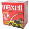 Maxell 108575 Optimally Designed for Voice Recording Brick Packs with Low Noise Surface - 90 Minute Audio Cassettes, 7 Tapes Per Pack (2-Pack) view 1