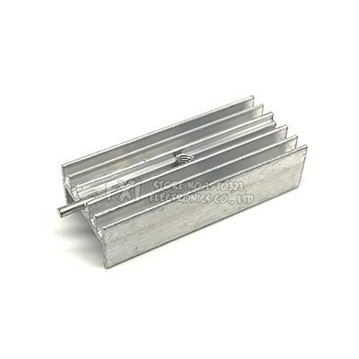 10Pcs 151035mm Aluminum Heatsink Radiator with TO-220 Transistor Needle hjxrhgal for Transistors TO220 White