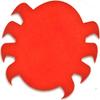 3 Inch Ultimate Spider-Man Red Logo Decal Spiderman Marvel Comics Removable Peel Self Stick Adhesive Vinyl Decoration Wall Sticker Art Kids Room Home Decor Boys Nursery 2 1/2 x 2 1/2 Inch Tall view 1