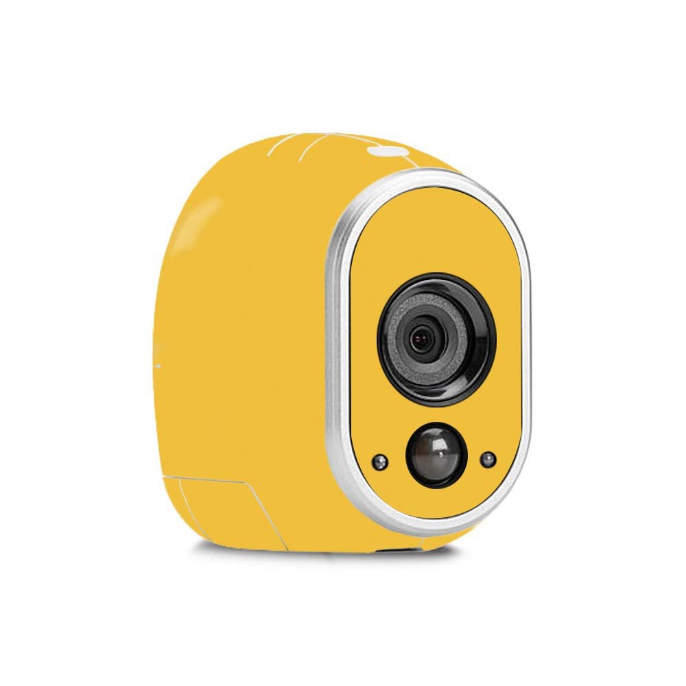 MightySkins Skin Compatible with Netgear Arlo - Solid Marigold | Protective, Durable, and Unique Vinyl Decal wrap Cover | Easy to Apply, Remove, and Change Styles | Made in The USA