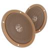 Magnadyne 5 inch Dual Cone Slim Mount Speakers for RV, Car, & Home (Gold) view 1