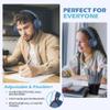 AILIHEN C8 Headphones Wired, On-Ear Headphones with Microphone and Volume Control, Corded 3.5mm Headset for Boys Girl School Smartphones Chromebook Laptop Computer Tablets Airplane Travel (Indigo) view 2