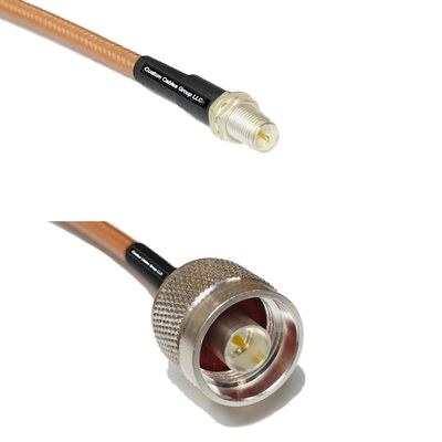 10 feet RG400 Silver Plated RP-SMA Female to N Male RF Coaxial Cable