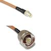 10 feet RG400 Silver Plated RP-SMA Female to N Male RF Coaxial Cable view 1