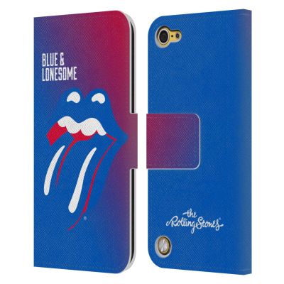 Head Case Designs Officially Licensed The Rolling Stones Blue and Lonesome Album Key Art Leather Wallet Case Compatible with Apple iPod Touch 5G 5th Gen