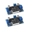2pcs LM2596 Adjustable Voltage Regulator 4.0-40V to 1.25-37V DC 36V to 24V to 12V to 5V Variable Volt Power Supply Car Motor Buck Step Down Converter with Red Voltmeter Display view 1