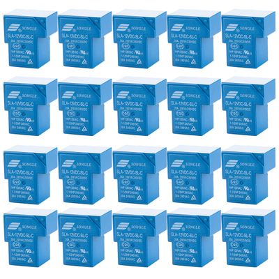 HWMATE DC6V 30A PCB Power Relay 6 Pins Conversion Type (20 Pack)