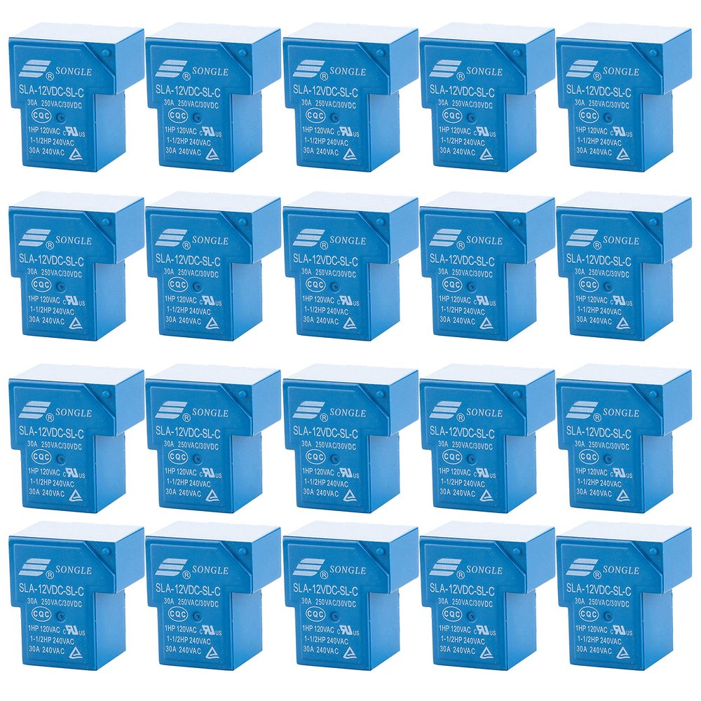 HWMATE DC6V 30A PCB Power Relay 6 Pins Conversion Type (20 Pack)