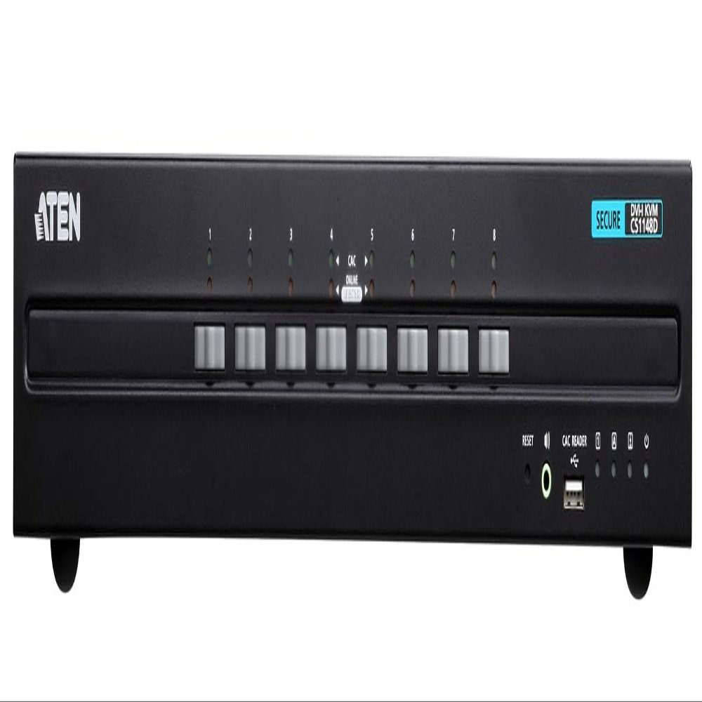 Aten 8-Port USB DVI Dual Display Secure KVM Switch, CS1148D-AT-X (Secure KVM Switch)