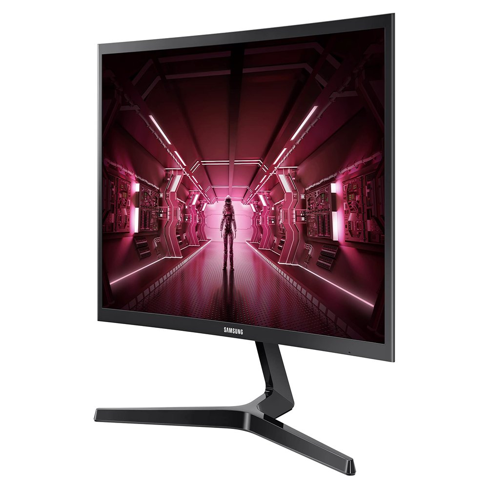 SAMSUNG 24-Inch CRG5 144Hz Curved Gaming Monitor (LC24RG50FQNXZA)  Computer Monitor, 1920 x 1080p Resolution, 4ms Response, FreeSync, Game Mode, HDMI