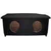 American Sound Connection ASC JW2X10-0717-AR Compatible with Jeep Wrangler 2007-2018 2 Door Dual 10" Sub Box Subwoofer Enclosure with Amp Rack and Kicker 43C104 10" Comp C10 Series Sub view 3