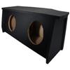 American Sound Connection ASC JW2X10-0717-AR Compatible with Jeep Wrangler 2007-2018 2 Door Dual 10" Sub Box Subwoofer Enclosure with Amp Rack and Kicker 43C104 10" Comp C10 Series Sub view 4