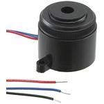 PFD-20A35EWQ, Audio 3VDC 24VDC 10mA 12VDC 95dBA 3000Hz to 4000Hz Wire Lead Flange Mount (5 Items)