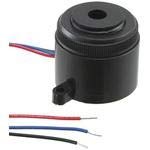 PFD-20A35EWQ, Audio 3VDC 24VDC 10mA 12VDC 95dBA 3000Hz to 4000Hz Wire Lead Flange Mount (5 Items)