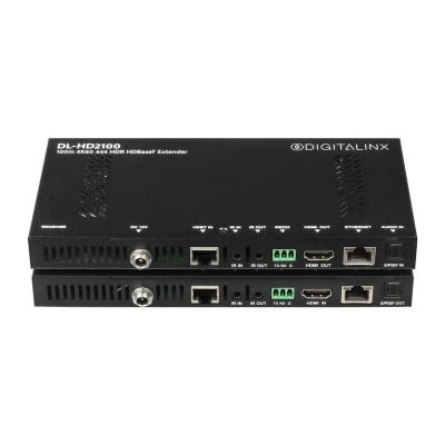 DigitaLinx HDMI HDBaseT 18G 4K60 4:4:4 capable extender set with IR,RS232,ARC, & audio de-embedding
