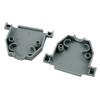 Aexit 16 Sets Surveillance Video Equipment 55mm x 45mm x 15mm DIY Joint Electrical Junction Box Grey Video Transmission Systems w Screws view 2