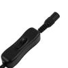 Aexit DC Power Audio & Video Accessories Plug 5.5x2.1mm 1 Female to 6 Male Switch Splitter Cable w Connectors & Adapters Pigtail Cable view 4