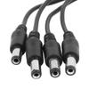 Aexit CCTV Camera Batteries, Chargers & Accessories DC 5.5mm x 2.1mm 1 to 4 Male to Female Power Cable Power Converters Connectors 2Pcs view 2